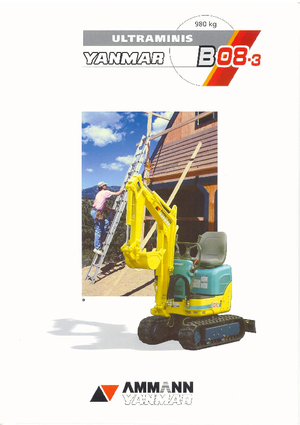 Minirypadla Yanmar B 08-3