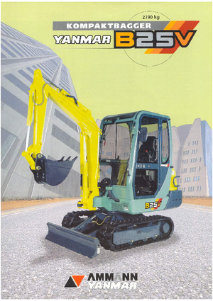 Minirypadla Yanmar B 25 V