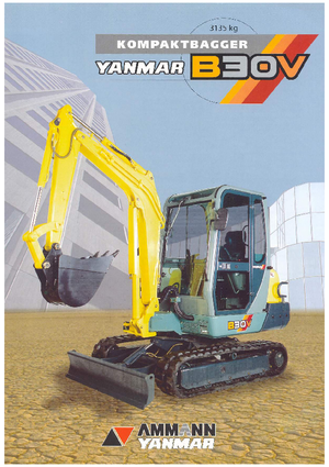 Minirypadla Yanmar B 30 V