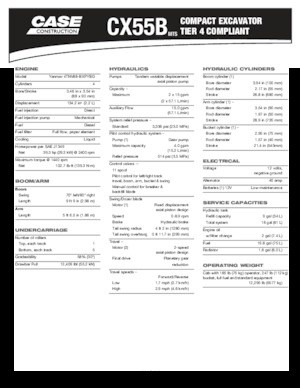 Minirypadla Case CX55B MTS