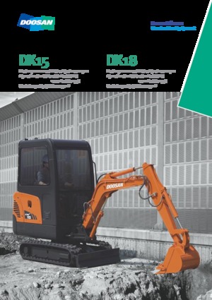 Minirypadla Doosan DX 18