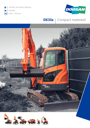 Minirypadla Develon DX35Z
