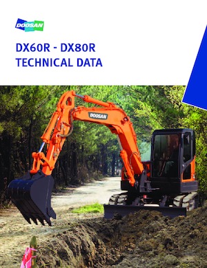 Minirypadla Doosan DX 60 R