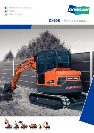 Minirypadla Doosan DX 60 R