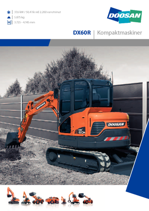 Minirypadla Doosan DX 60 R
