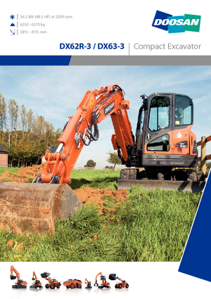 Pásová rypadla Doosan DX62R-3