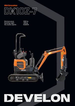 Minirypadla Develon DX10Z 