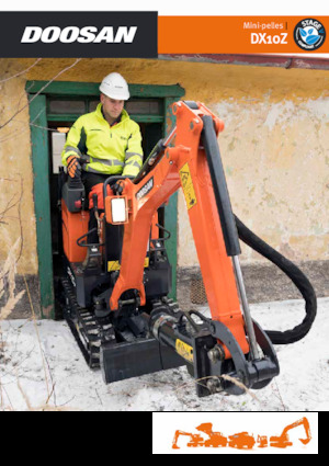 Minirypadla Doosan DX10Z