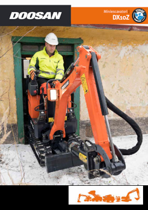 Minirypadla Doosan DX10Z