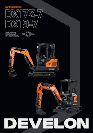 Minirypadla Develon DX17Z 