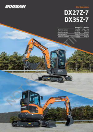 Minirypadla Doosan DX27Z-7
