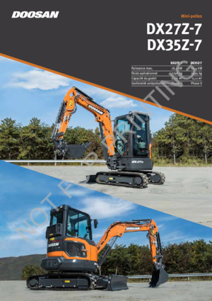 Minirypadla Doosan DX27Z-7