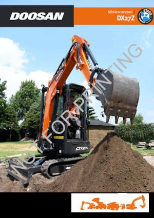 Minirypadla Doosan DX27Z-7