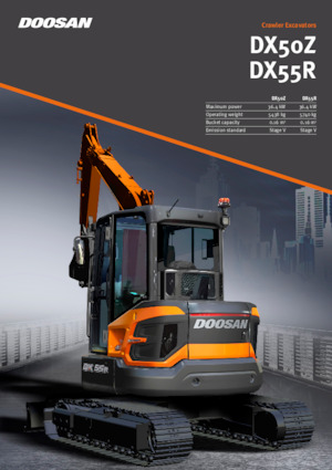 Minirypadla Doosan DX50Z-7