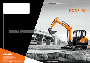 Minirypadla Doosan DX55-5C