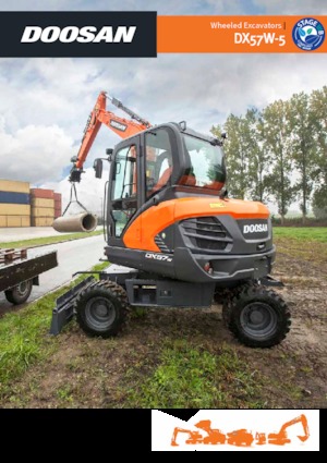 Kolová rypadla Doosan DX57W-5
