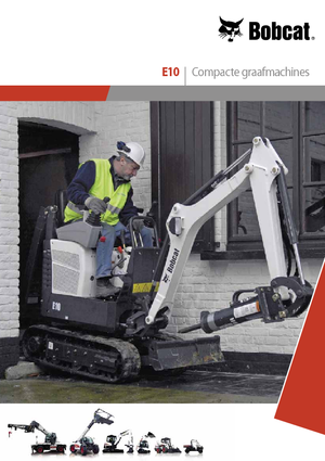 Minirypadla Bobcat E10