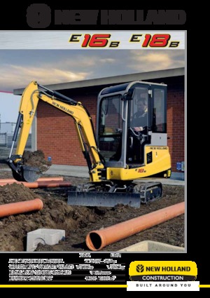 Minirypadla New Holland E16B