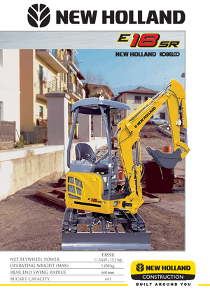 Minirypadla New Holland E18SR