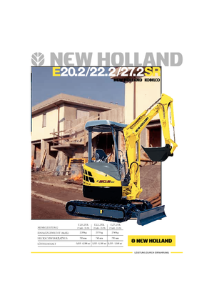 Minirypadla New Holland E22.2SR