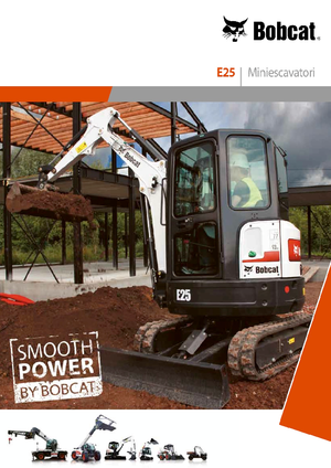 Minirypadla Bobcat E25