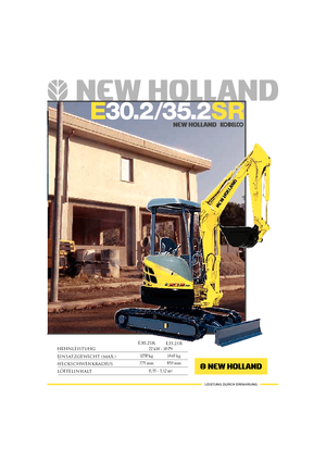 Minirypadla New Holland E30.2SR