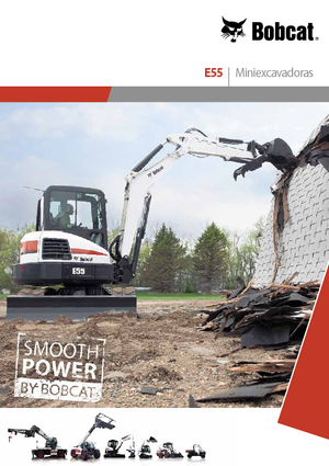 Minirypadla Bobcat E55