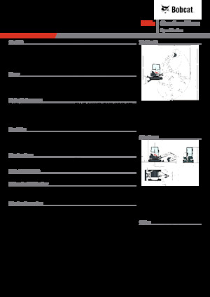 Minirypadla Bobcat E35z