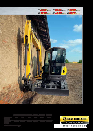 Minirypadla New Holland E50B