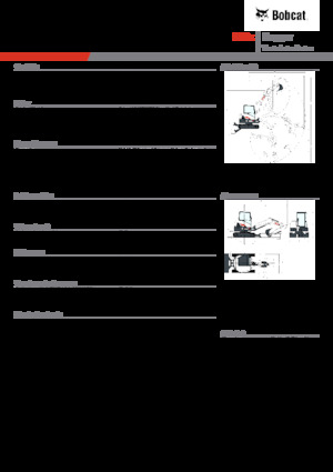 Minirypadla Bobcat E50z