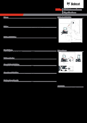 Minirypadla Bobcat E50z
