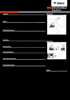 Minirypadla Bobcat E50z