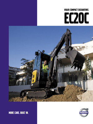 Minirypadla Volvo EC20C