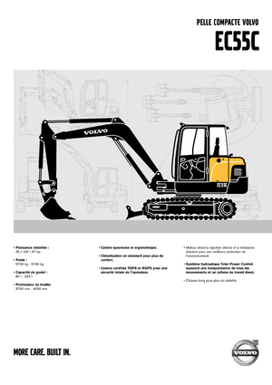 Minirypadla Volvo EC55C
