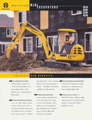 Minirypadla New Holland EC45