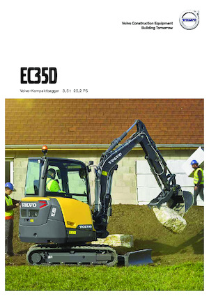 Minirypadla Volvo EC35D