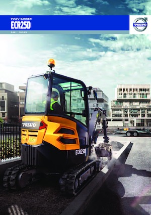 Minirypadla Volvo ECR25D