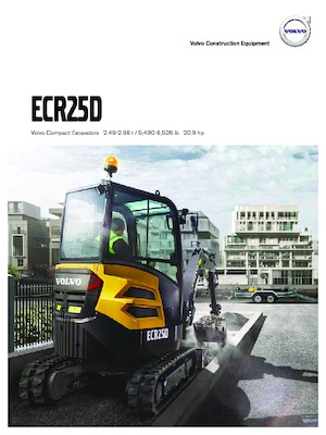 Minirypadla Volvo ECR25D