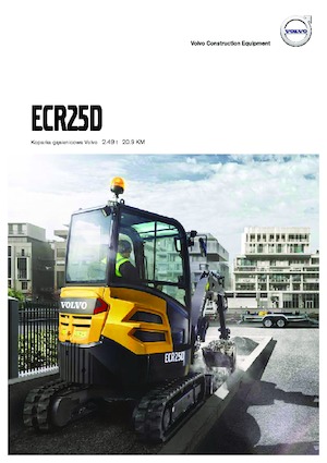 Minirypadla Volvo ECR25D