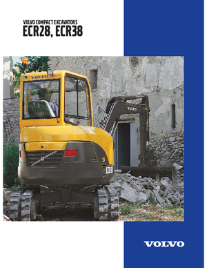Minirypadla Volvo ECR38