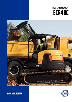 Minirypadla Volvo ECR48C