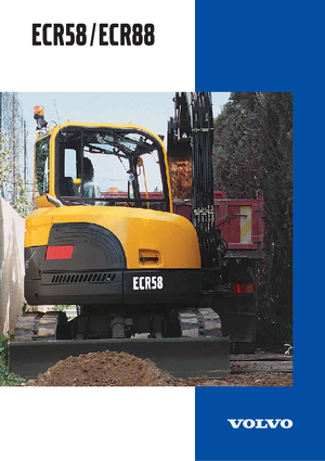 Minirypadla Volvo ECR58