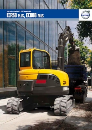 Pásová rypadla Volvo ECR88 Plus