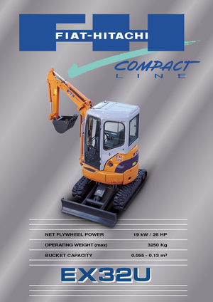 Minirypadla Fiat-Hitachi EX 32 U