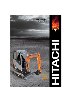 Minirypadla Hitachi ZX 25
