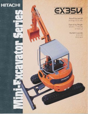 Minirypadla Hitachi EX35U
