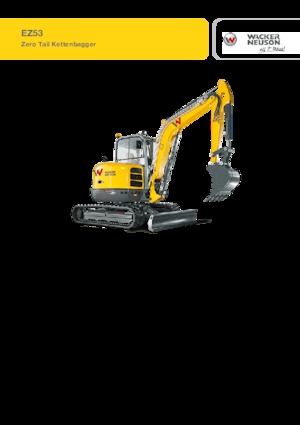 Minirypadla Wacker Neuson EZ53