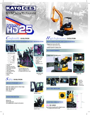 Minirypadla Kato HD25V4