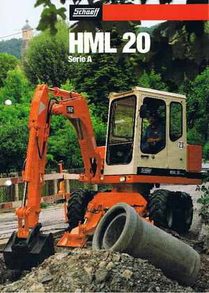 Kolová rypadla Terex-Schaeff HML 20