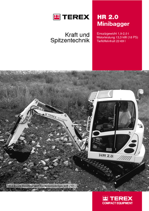 Minirypadla Terex-Schaeff HR 2.0